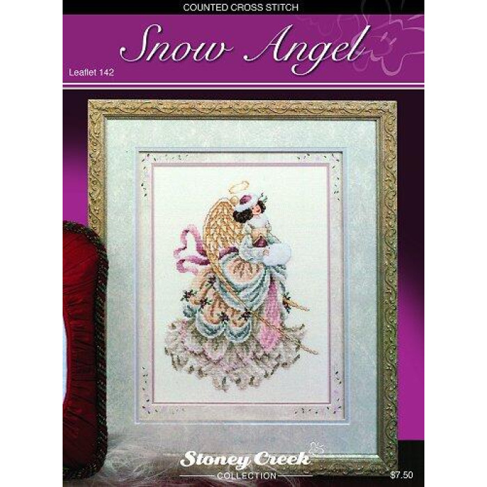 LFT142 Stoney Creek Схема для вишивки рахунковим хрестиком - Snow Angel, папір