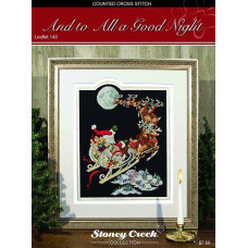 LFT143 Stoney Creek Схема для вишивки рахунковим хрестиком - And to All a Good Night, папір