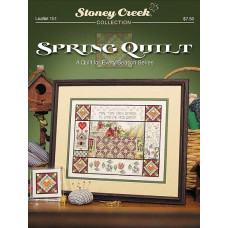 LFT151 Stoney Creek Схема для вишивки рахунковим хрестиком - Spring Quilt, папір