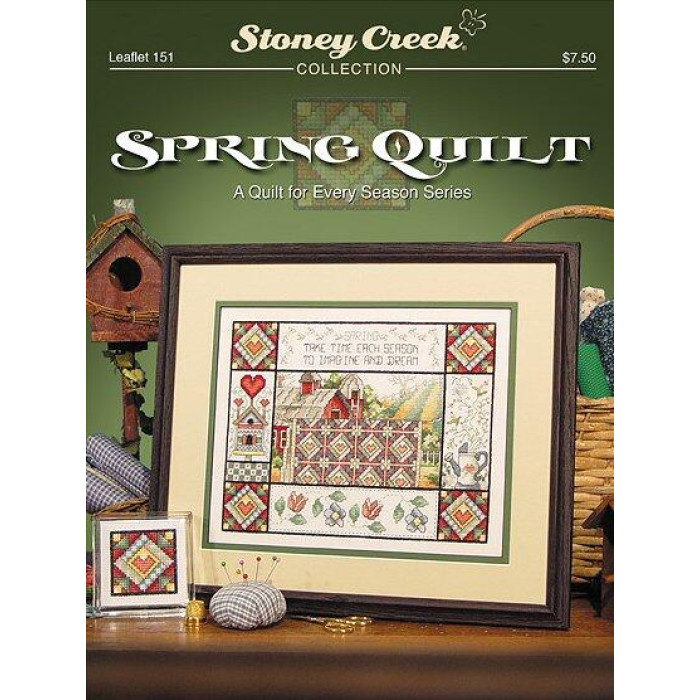 LFT151 Stoney Creek Схема для вишивки рахунковим хрестиком - Spring Quilt, папір
