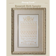 LFT165 Stoney Creek Схема для вишивки рахунковим хрестиком - Roosevelt Birth Sampler, папір