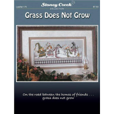 LFT175 Stoney Creek Схема для вишивки рахунковим хрестиком - Grass Does Not Grow, папір