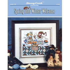 LFT189 Stoney Creek Схема для вишивки рахунковим хрестиком - Spring Into Winter Welcome, папір