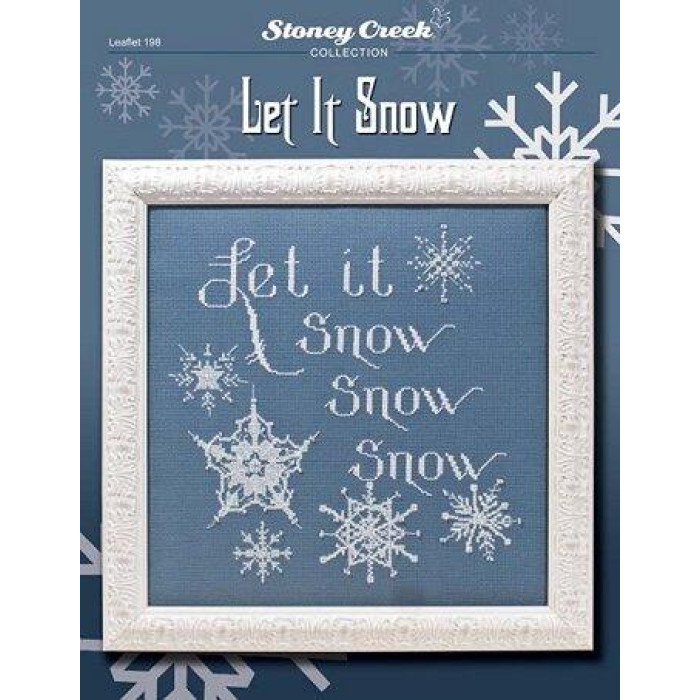 LFT198 Stoney Creek Схема для вишивки рахунковим хрестиком - Let It Snow, папір