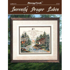 LFT210 Stoney Creek Схема для вишивки рахунковим хрестиком - Serenity Prayer Cabin, папір