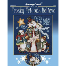 LFT220 Stoney Creek Схема для вишивки рахунковим хрестиком - Frosty Friends Believe, папір