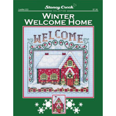 LFT222 Stoney Creek Схема для вишивки рахунковим хрестиком - Winter Welcome Home, папір