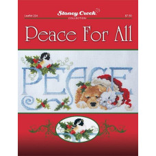 LFT224 Stoney Creek Схема для вишивки рахунковим хрестиком - Peace For All, папір