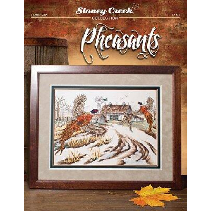 LFT232 Stoney Creek Схема для вишивки рахунковим хрестиком - Pheasants, папір