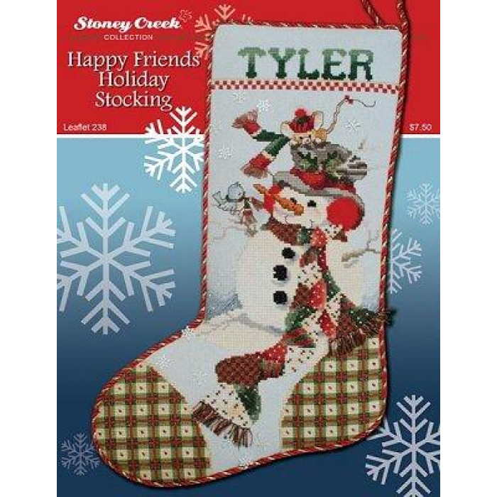 LFT238 Stoney Creek Схема для вишивки рахунковим хрестиком - Happy Friends Holiday, папір