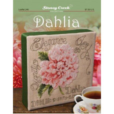 LFT246 Stoney Creek Схема для вишивки рахунковим хрестиком - Dahlia, папір