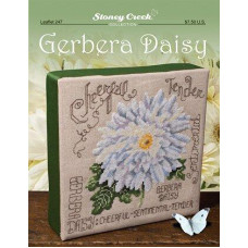 LFT247 Stoney Creek Схема для вишивки рахунковим хрестиком - Gerbera Daisy, папір
