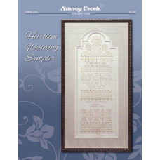 LFT258 Stoney Creek Схема для вишивки рахунковим хрестиком - Heirloom Wedding Sampler, папір