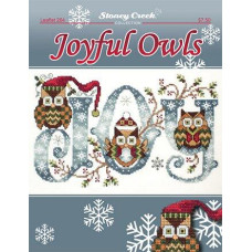 LFT264 Stoney Creek Паперова схема для вишивки рахунковим хрестиком - Joyful Owls