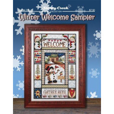 LFT275 Stoney Creek Схема для вишивки рахунковим хрестиком - Winter Welcome Sampler, папір