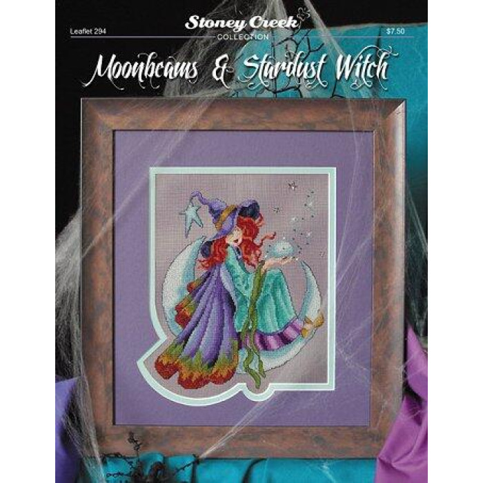 LFT294 Stoney Creek Схема для вишивки рахунковим хрестиком - Moonbeams & Stardust Witch, папір