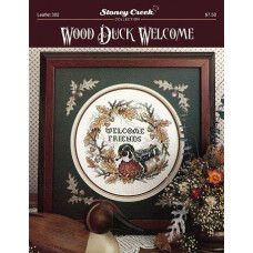 LFT302 Stoney Creek Схема для вишивки рахунковим хрестиком - Wood Duck Welcome, папір