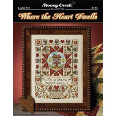 LFT313 Stoney Creek Схема для вишивки рахунковим хрестиком - Where the Heart Dwells, папір