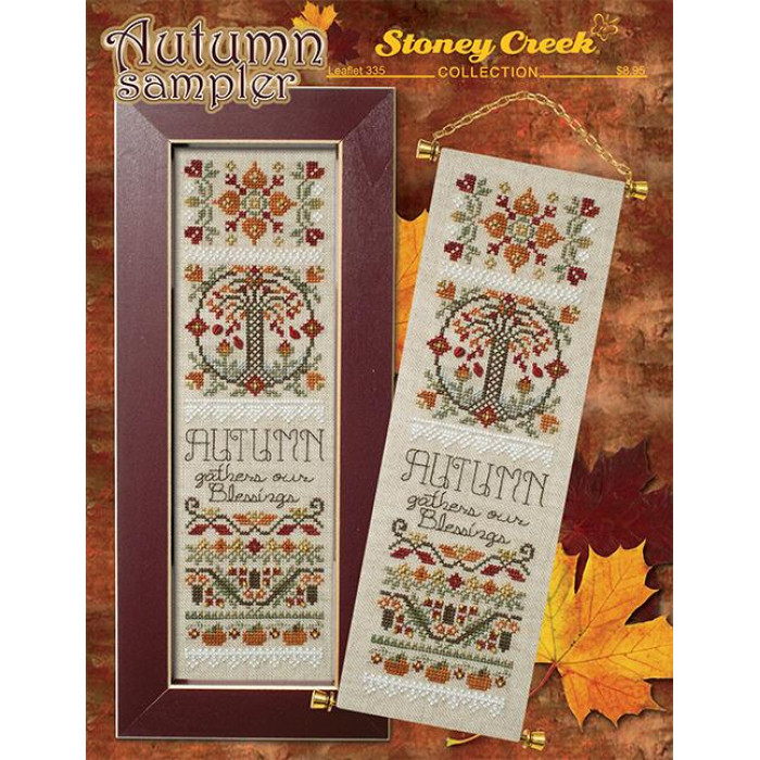 LFT335 Stoney Creek Схема для вишивки рахунковим хрестиком - Autumn Sampler, папір