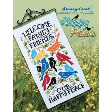 LFT355 Stoney Creek Схема для вишивки рахунковим хрестиком - Happy Place, папір