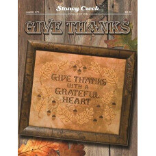 LFT375 Stoney Creek Схема для вишивки рахунковим хрестиком - Give Thanks, папір