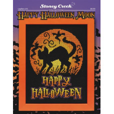 LFT415 Stoney Creek Схема для вишивки рахунковим хрестиком - Happy Halloween Moon, папір