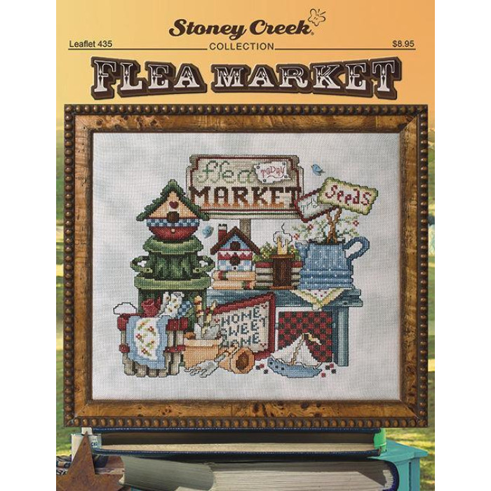 LFT435 Stoney Creek Схема для вишивки рахунковим хрестиком - Flea Market, папір