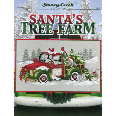 LFT451 Stoney Creek Схема для вишивки рахунковим хрестиком - Santa's Tree Farm, папір