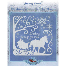 LFT469 Stoney Creek Схема для вишивки рахунковим хрестиком - Dashing Through The Snow, папір