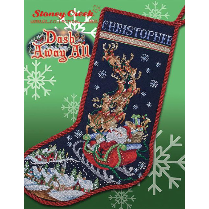 LFT481 Stoney Creek Схема для вишивки рахунковим хрестиком - Dash Away All, папір