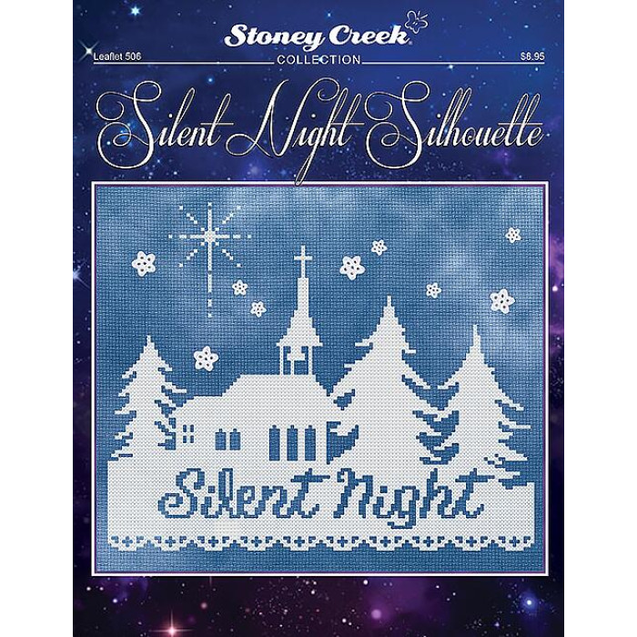 LFT506 Stoney Creek Схема для вишивки рахунковим хрестиком - Silent Night Silhouette, папір