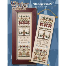 LFT529 Stoney Creek Схема для вишивки рахунковим хрестиком - Winter Sampler, папір
