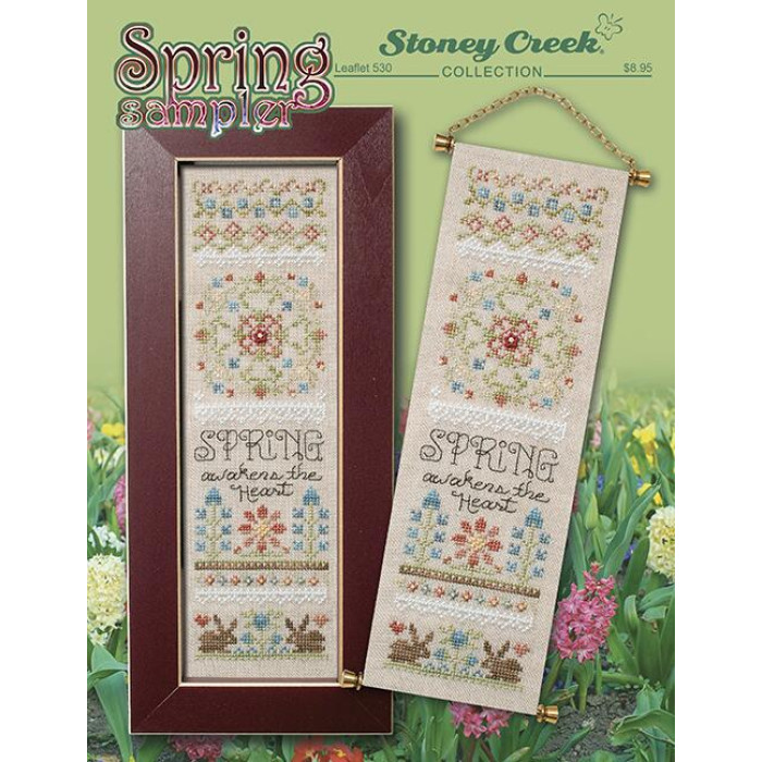 LFT530 Stoney Creek Схема для вишивки рахунковим хрестиком - Spring Sampler, папір
