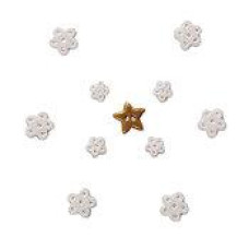 LFT555BP(19AUTBP29) Stoney Creek Комплект ґудзиків Button Pack- Woodland Santa