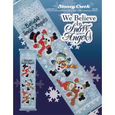 LFT641 Stoney Creek Паперова схема для вишивки рахунковим хрестиком - We Believe In Snow Angels