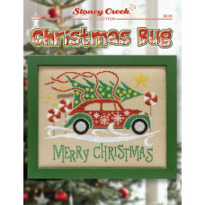 LFT661 Stoney Creek Паперова схема для вишивки рахунковим хрестиком - Christmas Bug