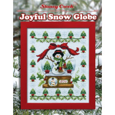 LFT677 Stoney Creek Паперова схема для вишивки рахунковим хрестиком - Joyful Snow Globe