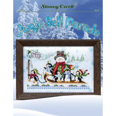 LFT690 Stoney Creek Паперова схема для вишивки рахунковим хрестиком - Jingle Bell Parade