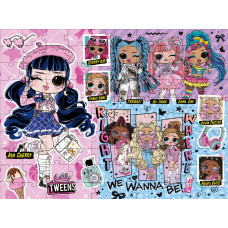 LP100-004 Ideyka Пазли - L.O.L. Surprise! Tweens Collection 30х40 см, 100 елементів
