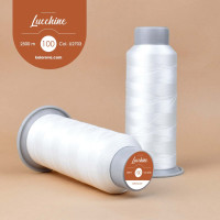 Lucchine 100 U2703/2500 m Нитка для вишивки бісером біла 2500 м