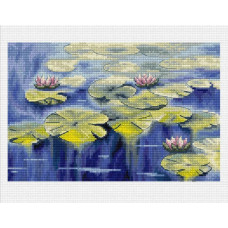 ЛВ-155 Леля Набір для вишивки рахунковим хрестиком - Танок німфей, 25x30 см, Linda 27 ct