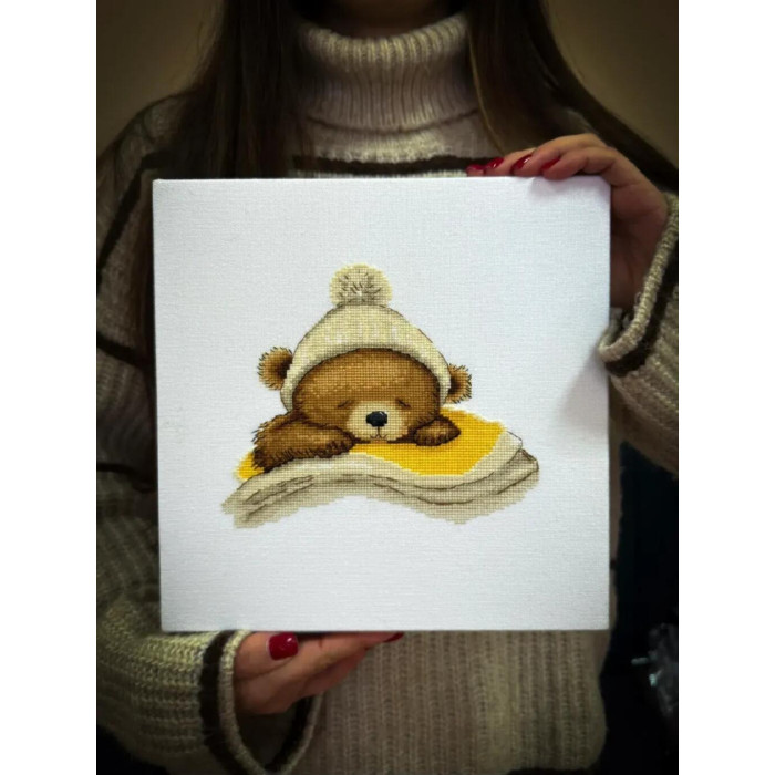 ЛВ-162 Леля Набір для вишивки рахунковим хрестиком - Милий дрьома, 25x25 см, Murano 32 ct