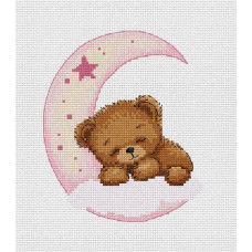 ЛВ-165 Леля Набір для вишивки рахунковим хрестиком - Пухнасті сни, 30x25 см, Murano 32 ct