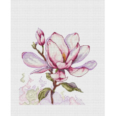 ЛВ-167 Леля Набір для вишивки рахунковим хрестиком - Весняна квітка, 30x30 см, Murano 32 ct