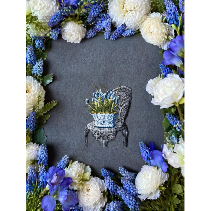 ЛВ-174 Леля Набір для вишивки рахунковим хрестиком - Весняна мить, 25x30 см, Murano 32 ct