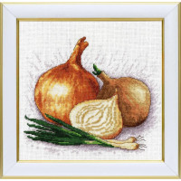 М-0384 VDV Набір для вишивки рахунковим хрестиком - Цибуля 20x20 см, Aida 16