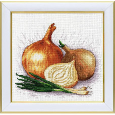 М-0384 VDV Набір для вишивки рахунковим хрестиком - Цибуля 20x20 см, Aida 16