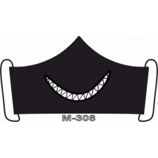 М-308L Баф-маска (розмір L). Rainbow beads