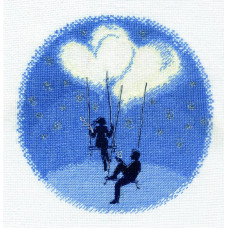 М-560 Чарівна Мить Набір для вишивки рахунковим хрестиком - Ти-мій всесвіт 18x18 см, Aida 16 М-560 Чарівна Мить Набір для вишивки рахунковим хрестиком - Ти-мій всесвіт 18x18 см, Aida 16