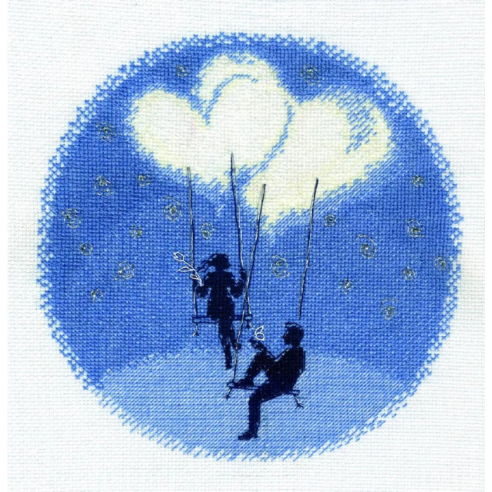 М-560 Чарівна Мить Набір для вишивки рахунковим хрестиком - Ти-мій всесвіт 18x18 см, Aida 16 М-560 Чарівна Мить Набір для вишивки рахунковим хрестиком - Ти-мій всесвіт 18x18 см, Aida 16